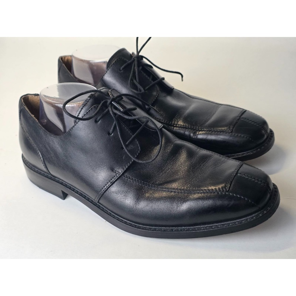 Florsheim Men's‎ Dress Shoes Size 11 D Black Leather Oxford Lace Up Classic